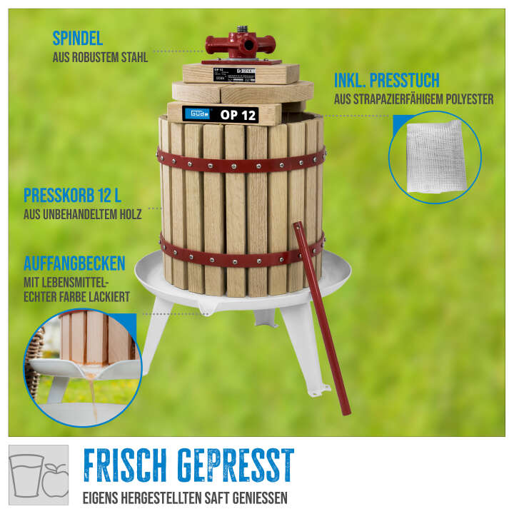Güde Obstpresse OP 12 12 Liter